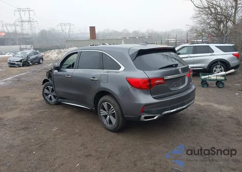 2017 Acura Mdx z USA, uszkodzony, nr VIN 5FRYD4H30HB026011